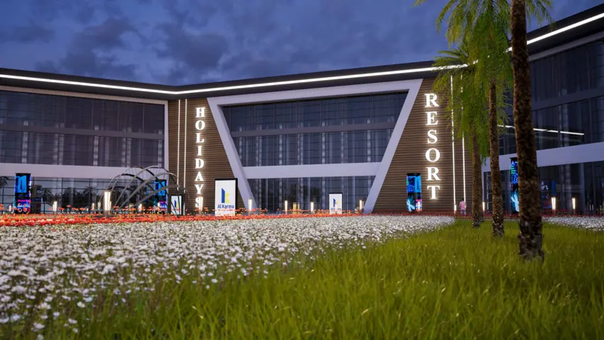 201 Second floor Building 7 main pool + 55 m2 private roof